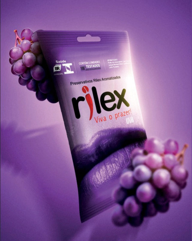 Rilex - Preservativo Masculino Mix de Frutas