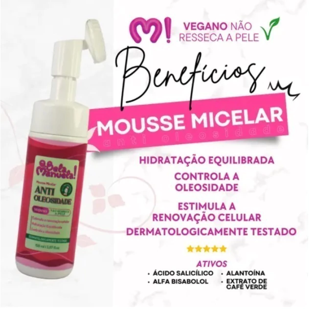 Mousse Micelar - Q Bela Manuela