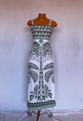 Vestido Louise Longo Feminino Estampado Estilo Farm