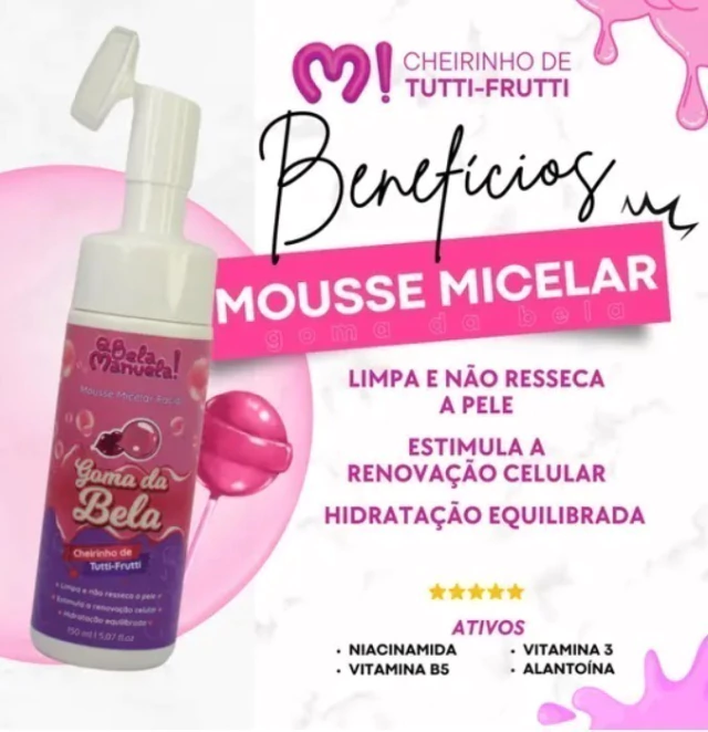 Mousse Micelar - Q Bela Manuela