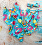 Kit Body Mãe e Filha com Estampas Variadas: Estilo e Conforto para Duas