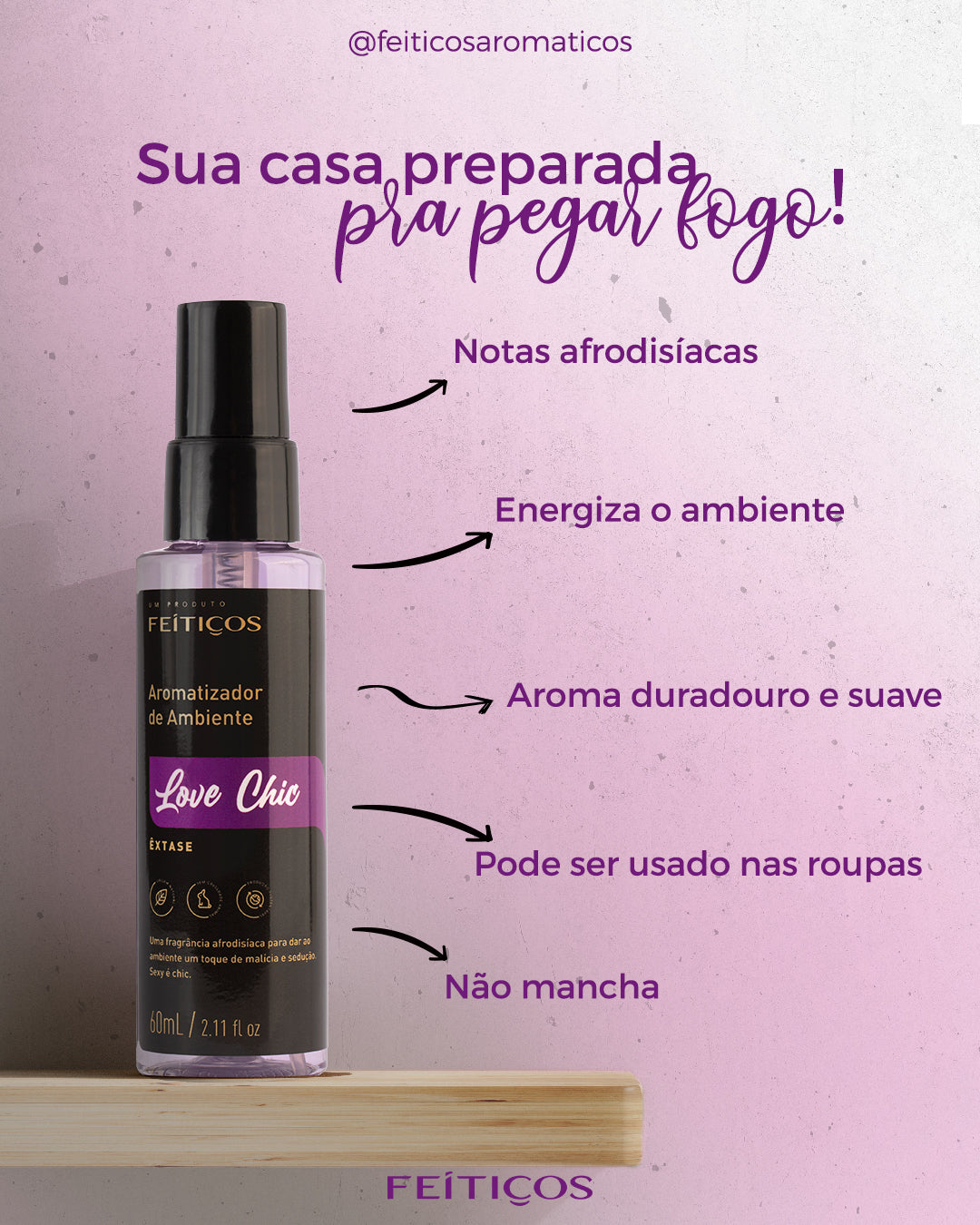 Linha - Love Chic - Êxtase