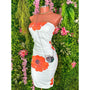 Branco Orquidea Laranja