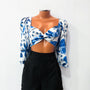 Azul C/ Branco Tropicale
