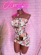 Vestido Curto Colado: Estampado Tendencia Estilo Tomara que Caia
