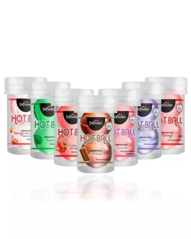Bolinhas explosivas Lubrificante Top Hot Ball HOT FLOWERS SexShop