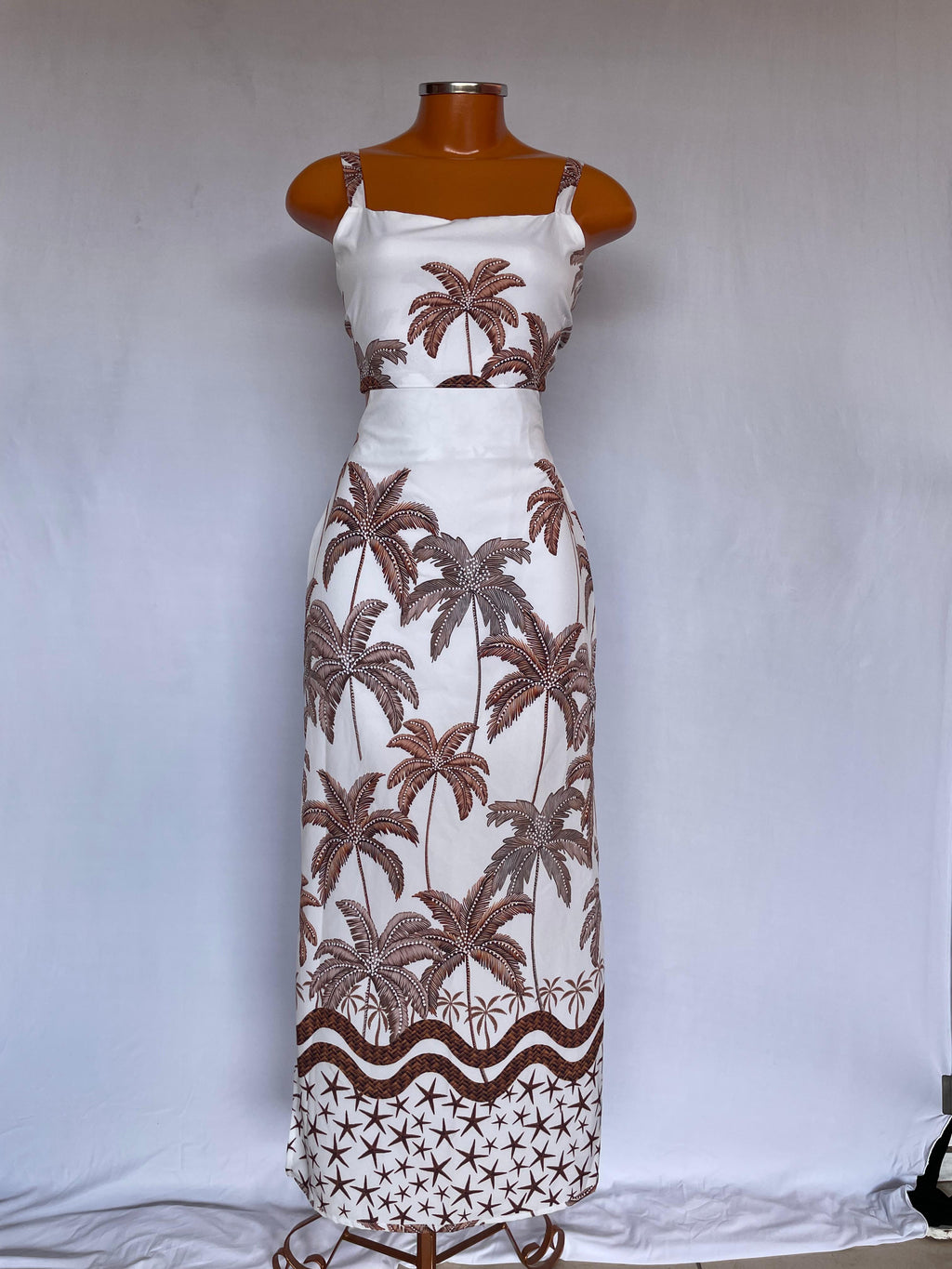 Vestido Louise Longo Feminino Estampado Estilo Farm