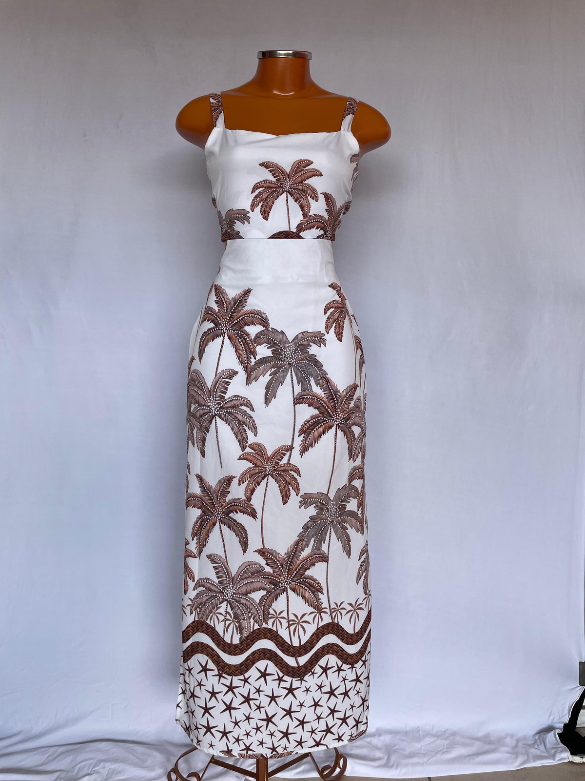 Vestido Louise Longo Feminino Estampado Estilo Farm