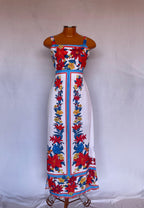 Vestido Louise Longo Feminino Estampado Estilo Farm