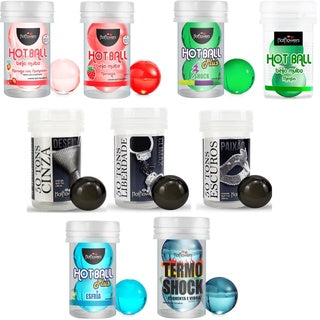 Bolinhas explosivas Lubrificante Top Hot Ball HOT FLOWERS SexShop