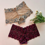 Caleçon Lingerie Calcinha Renda Revenda Feminino Calesson Shortinho Sexy